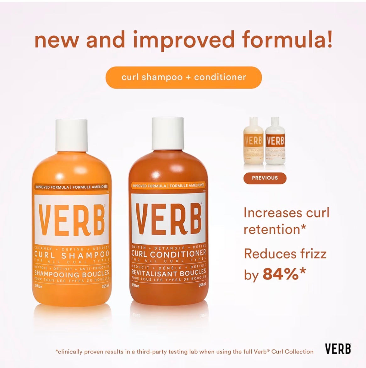 VERB SHAMPOO AND CONDITIONER